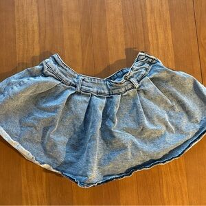 Sweet Society Denim Mini Skirt